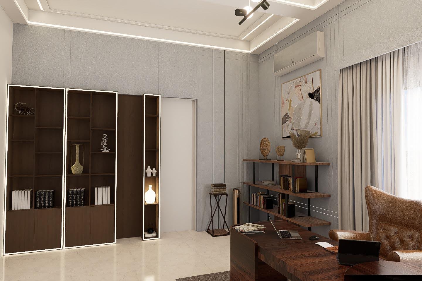 Principal's office side view